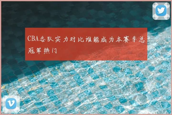 CBA各队实力对比谁能成为本赛季总冠军热门